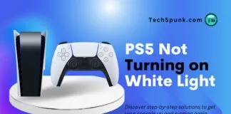 ps5 not turning on white light