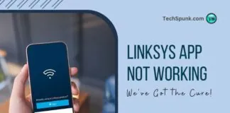 linksys app not working
