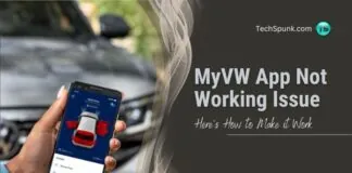 myvw app not working