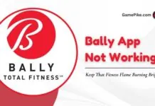 bally app not working