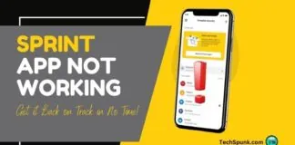 sprint app not working