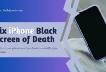iphone black screen of death