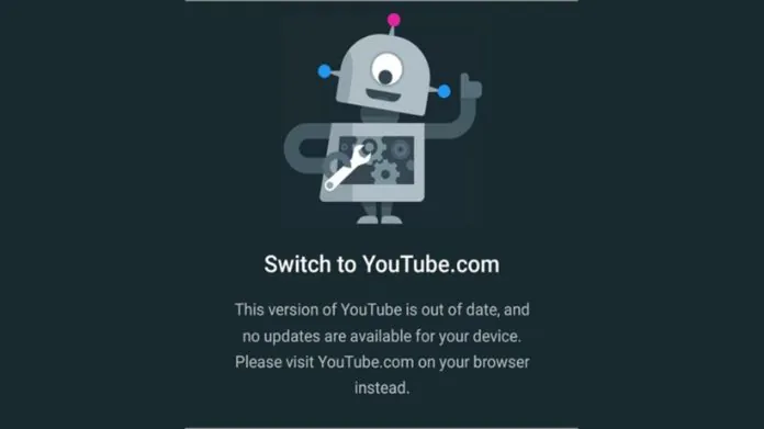 youtube black screen