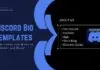 discord bio templates